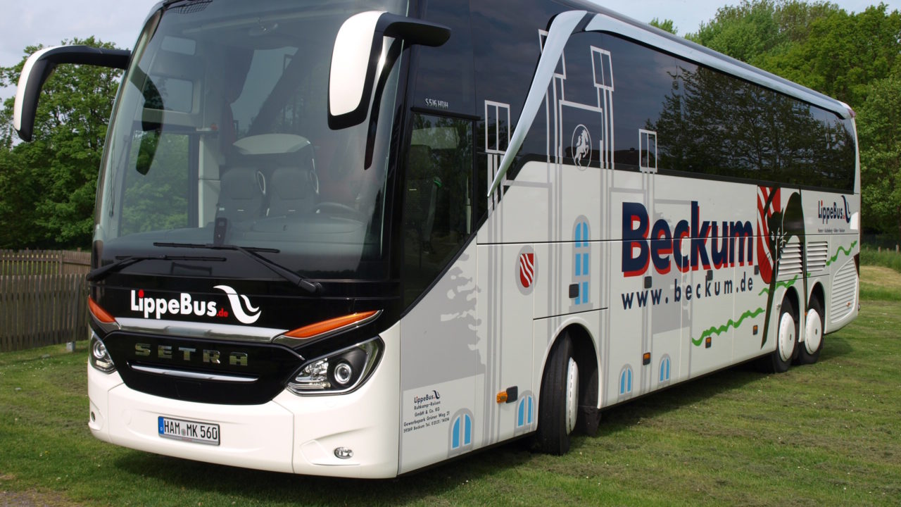 Neu Bei LippeBus Ruhkamp-Reisen – Setra S 516 HDH Top-Class ~ LippeBus ...